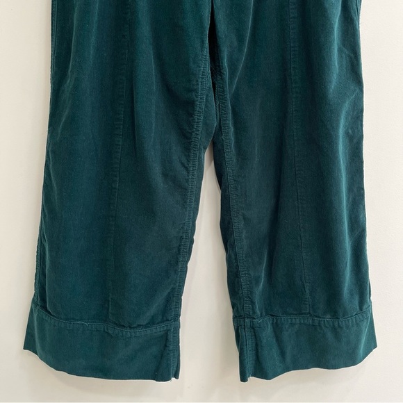 North Face Women's Cord Easy Pants Corduroy Wide Leg Crop Ponderosa Green Large - Picture 8 of 16